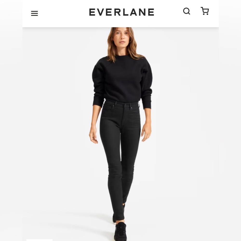 Everlane black jeans, 26R